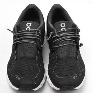 WOMENS ON CLOUD 5 RUNNING SHOES SIZE 9 WHITE BLACK GRAY SNEAKERS ATHLETIC